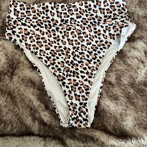 NWT aerie high cut cheeky swim bottoms